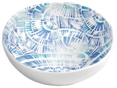 Kitchen & Dining | 7 In Scallop Serving Bowl Kitchen & Dining BLUE/WHITE