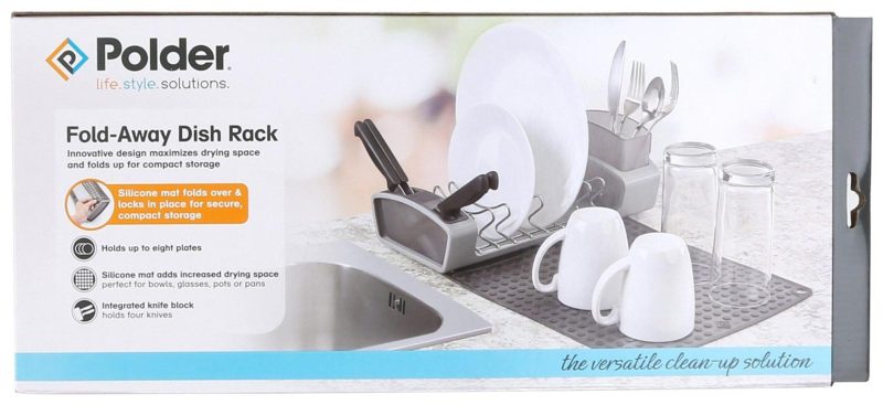 Kitchen & Dining | Fold Away Dish Rack Kitchen & Dining GREY MULTI