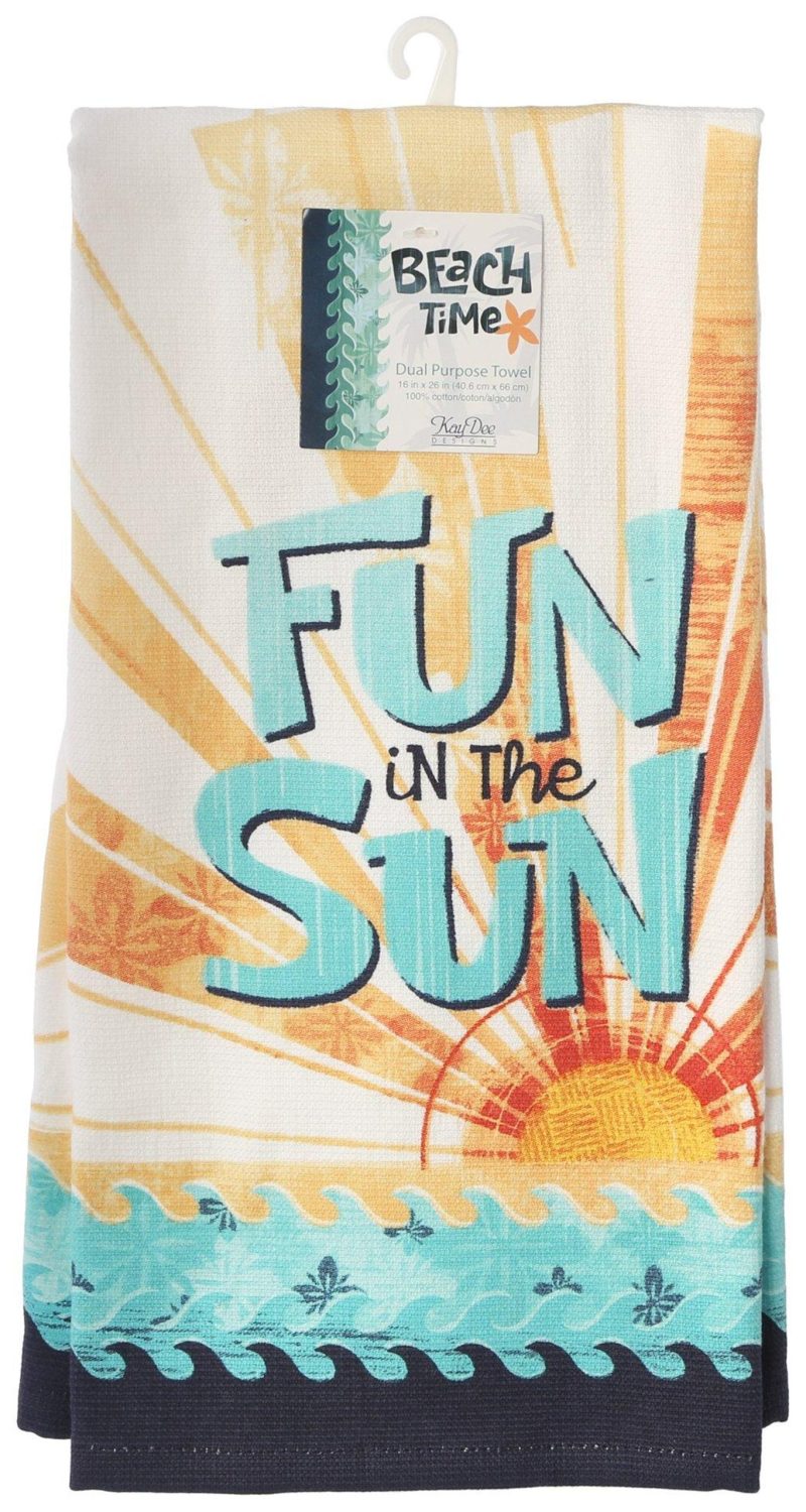 Kitchen & Dining | Fun In The Sun Dual Purpose Kitchen Towel Kitchen & Dining Kitchen & Dining