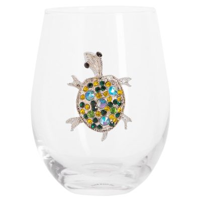 Kitchen & Dining | Stemless Turtle Wine Glass Kitchen & Dining CLEAR