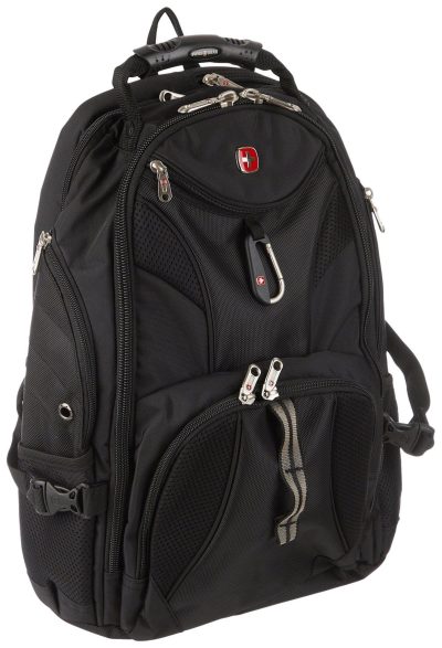 Luggage | 1900 Scan Smart Laptop Backpack Featured Brands BLACK