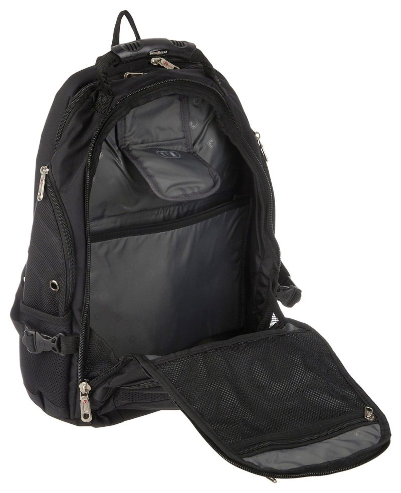 Luggage | 1900 Scan Smart Laptop Backpack Featured Brands BLACK