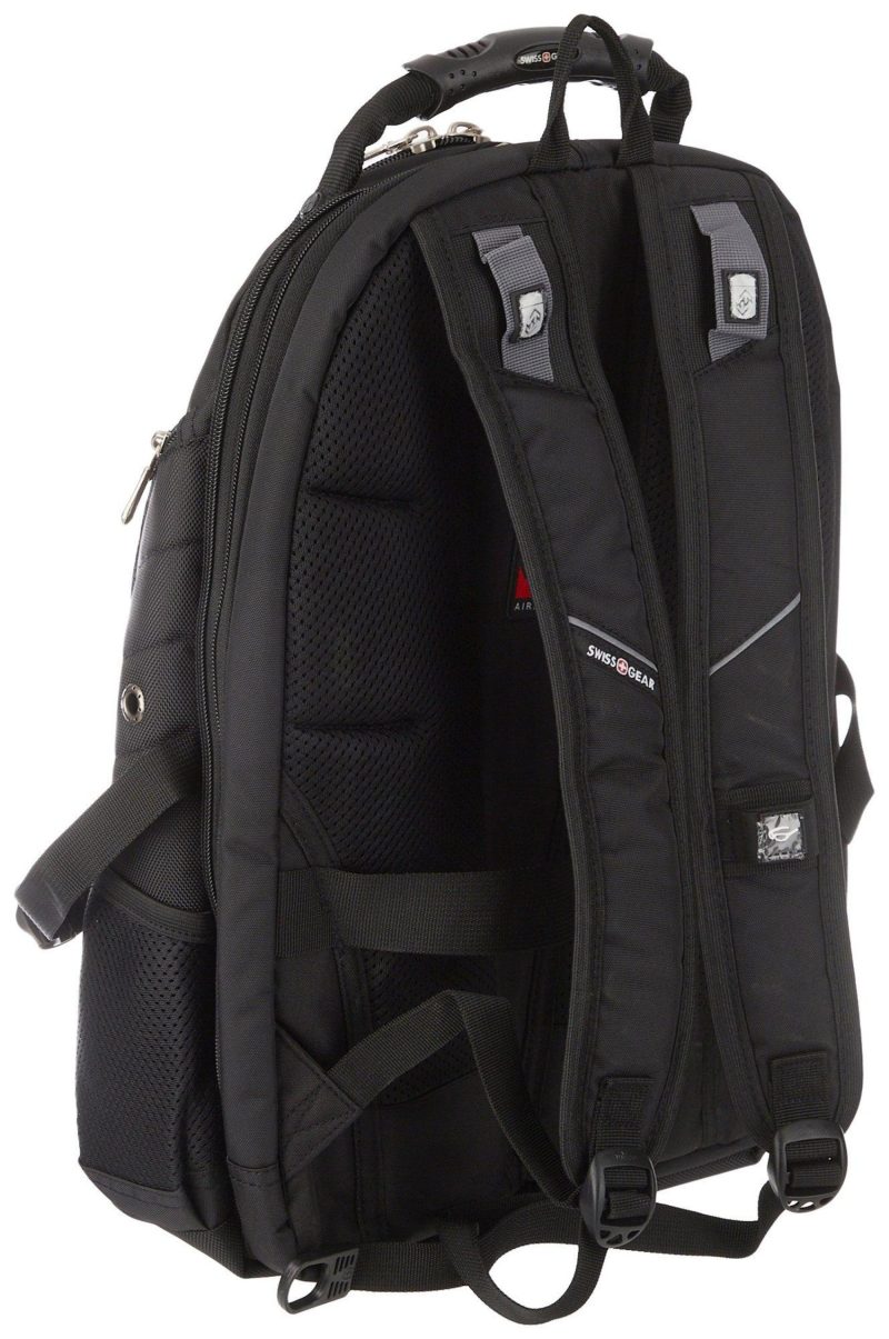 Luggage | 1900 Scan Smart Laptop Backpack Featured Brands BLACK