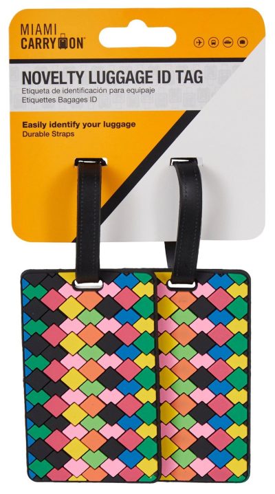 Luggage | 2-Pc. Geo Diamond Luggage Tag Set Luggage Luggage