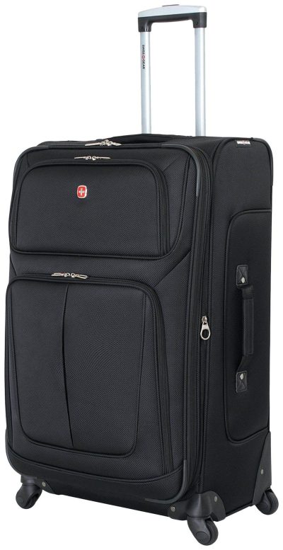 Luggage | 29" Sion Solid Expandable Spinner Luggage Luggage BLACK