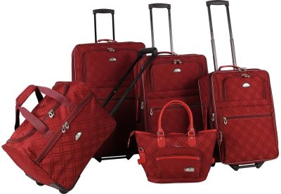 Luggage | 5-Pc. Pemberly Buckles Luggage Set Luggage Luggage