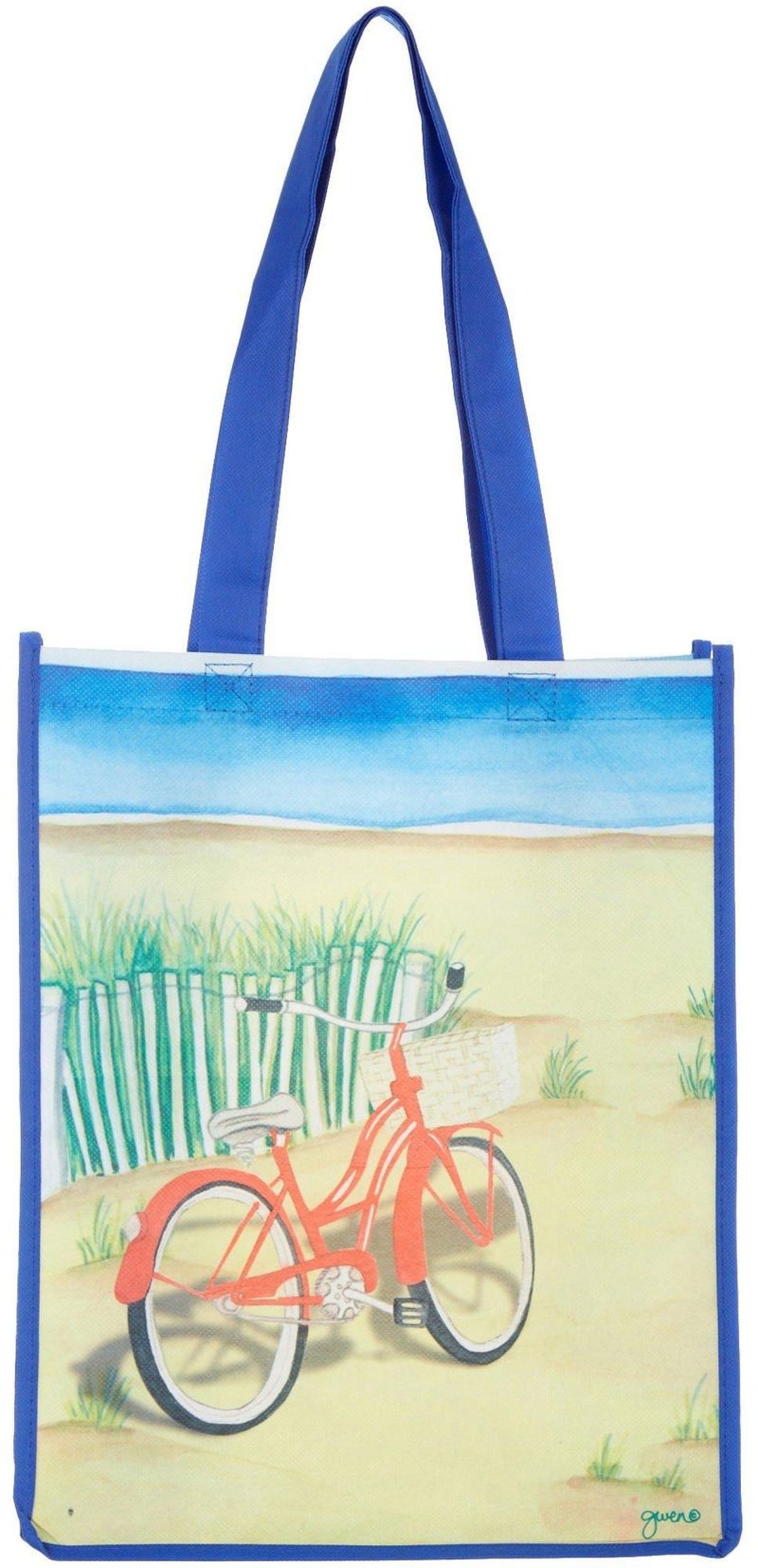 Luggage | Beach Bike Print Shopping Tote Bag Luggage Luggage