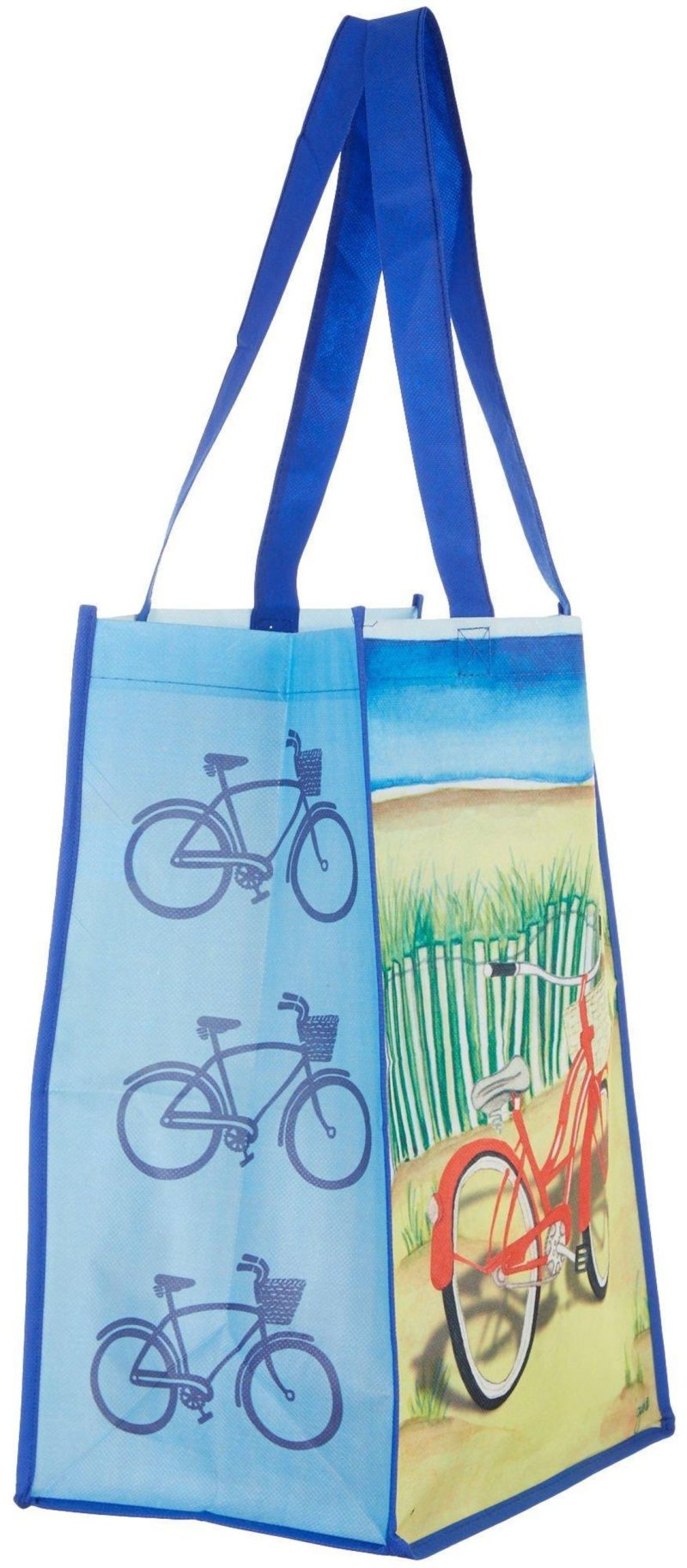 Luggage | Beach Bike Print Shopping Tote Bag Luggage Luggage