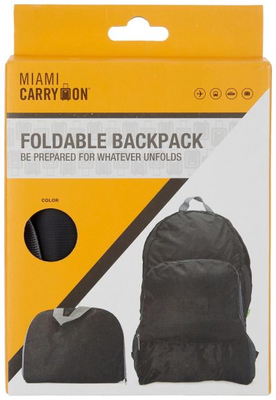 Luggage | Foldable Backpack Luggage BLACK