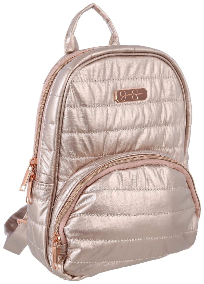 Luggage | Girls Metallic Quilted Backpack Luggage Luggage