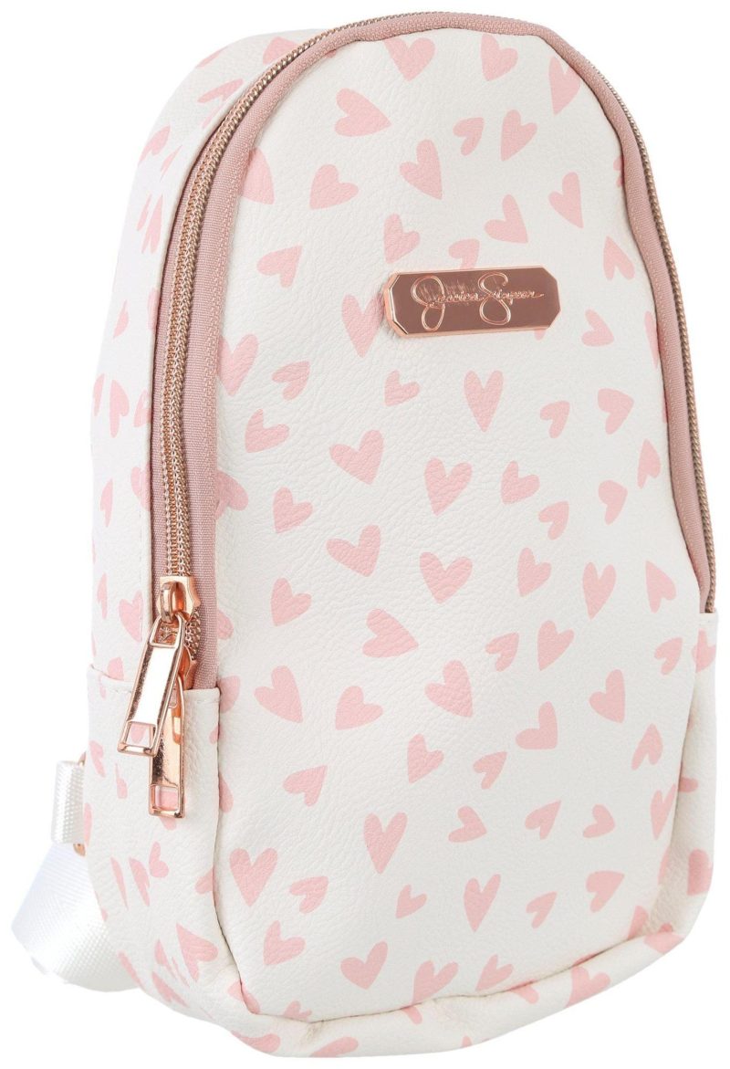 Luggage | Heart Print Sling Bag Luggage Luggage