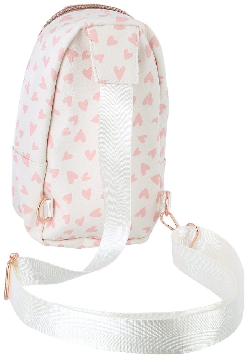 Luggage | Heart Print Sling Bag Luggage Luggage