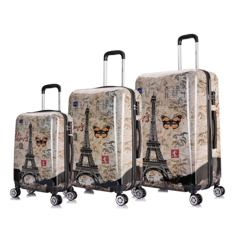 Luggage | Paris Hardside Lightweight Spinner 3 Pc Luggage Set Luggage Luggage