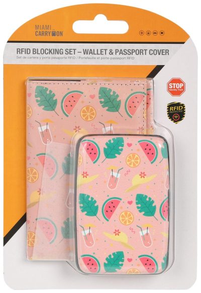 Luggage | Rfid Blocking Wallet And Passport Cover Set Luggage Luggage