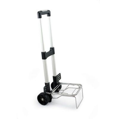 Luggage | Silver Folding Trolley Luggage Luggage