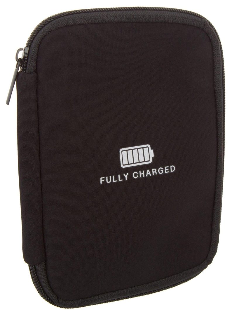 Luggage | Zip Around Tech Charger & Cord Case Luggage BLACK