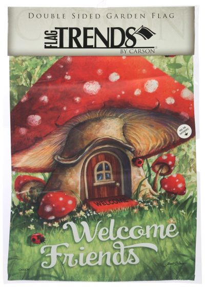 Outdoor Living | 12X18 Double Sided Mushroom House Garden Flag Outdoor Living MULTI