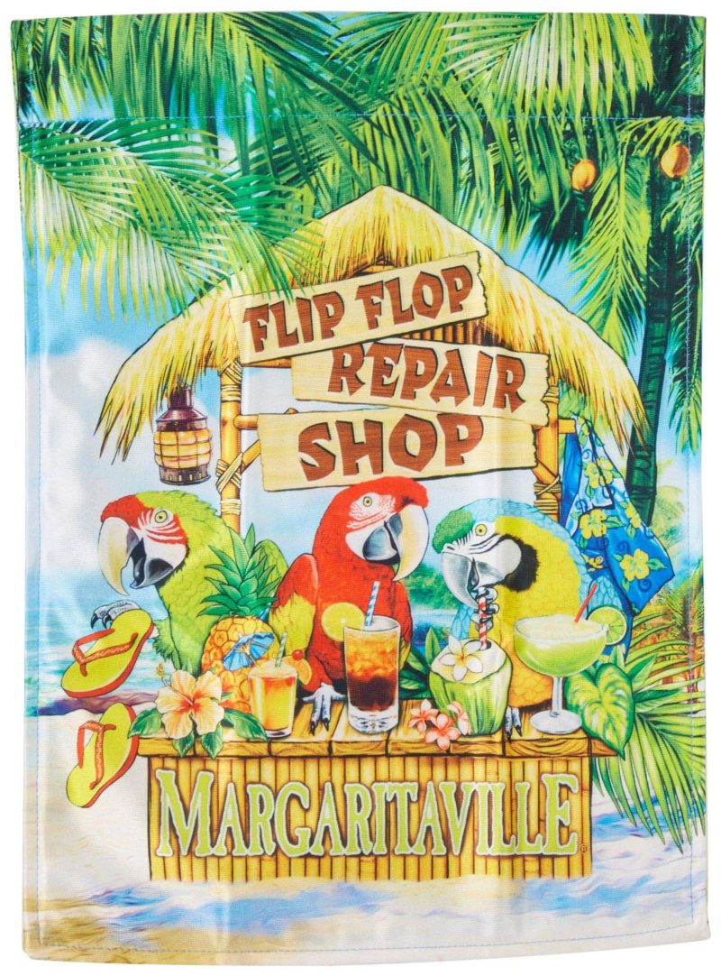 Outdoor Living | 13X18 Flip Flop Repair Shop Garden Flag Outdoor Living MULTI