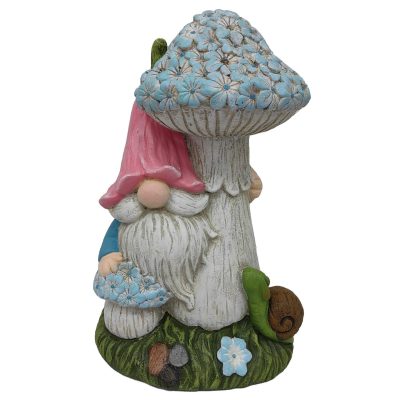 Outdoor Living | 16 In. Gnome And Mushroom Led Decor Outdoor Living MULTI