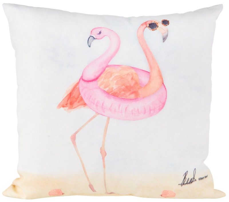 Outdoor Living | 16X16 Flamingo Outdoor Pillow Outdoor Living MULTI