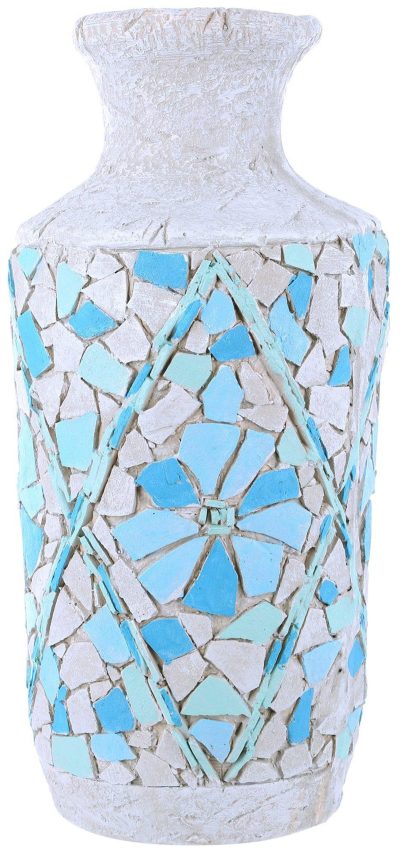 Outdoor Living | 18" Mosaic Vase Decor Outdoor Living MULTI