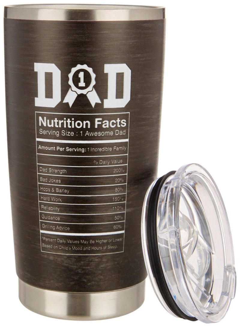 Outdoor Living | 20 Oz. Stainless Steel Dad Tumbler Featured Brands BLACK