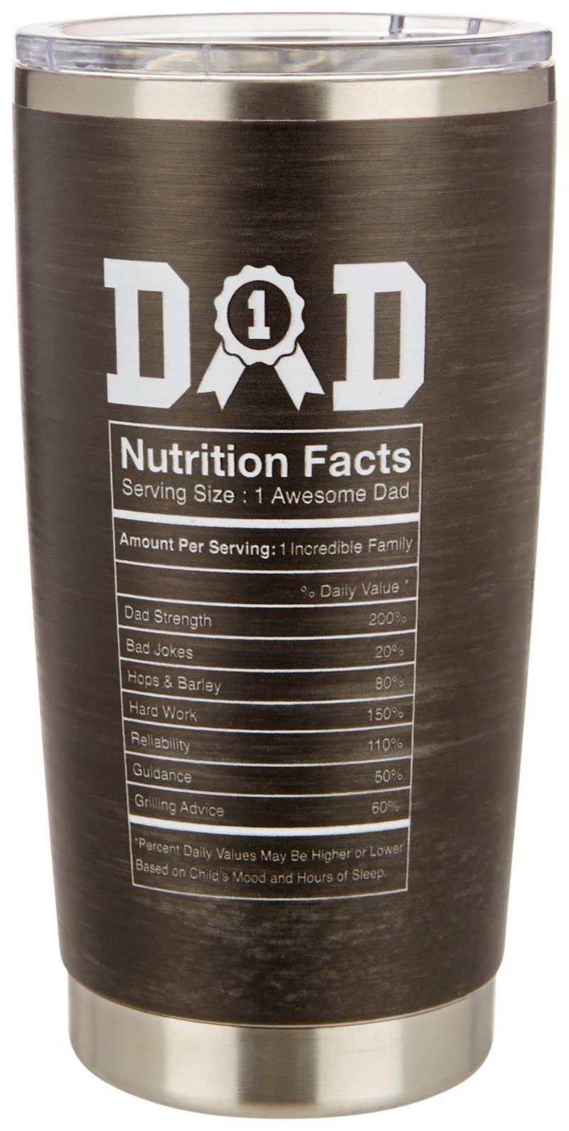 Outdoor Living | 20 Oz. Stainless Steel Dad Tumbler Featured Brands BLACK