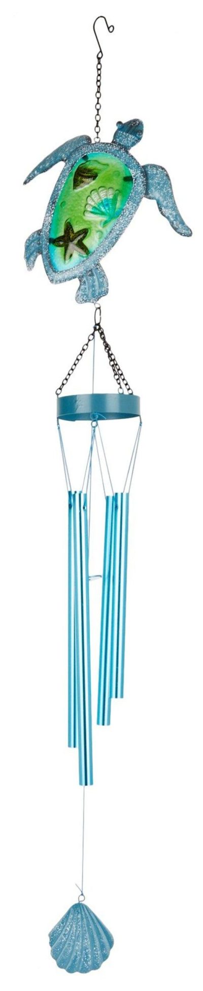 Outdoor Living | 36In Sea Turtle Wind Chime Outdoor Living BLUE MULTI