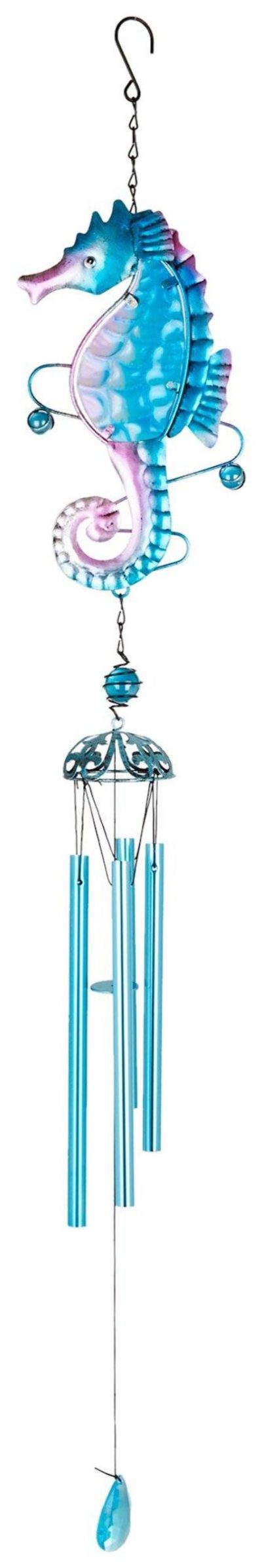 Outdoor Living | 36In Seahorse Wind Chime Outdoor Living BLUE MULTI