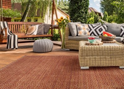 Outdoor Living | Estero Outdoor Washable Rug Collection Outdoor Living ORANGE/IVORY