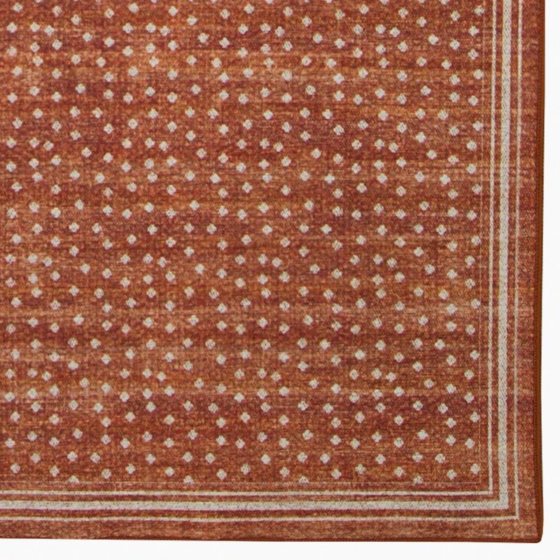 Outdoor Living | Estero Outdoor Washable Rug Collection Outdoor Living ORANGE/IVORY