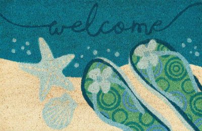 Outdoor Living | Flip Flops Coir Welcome Doormat Home Décor Home Décor