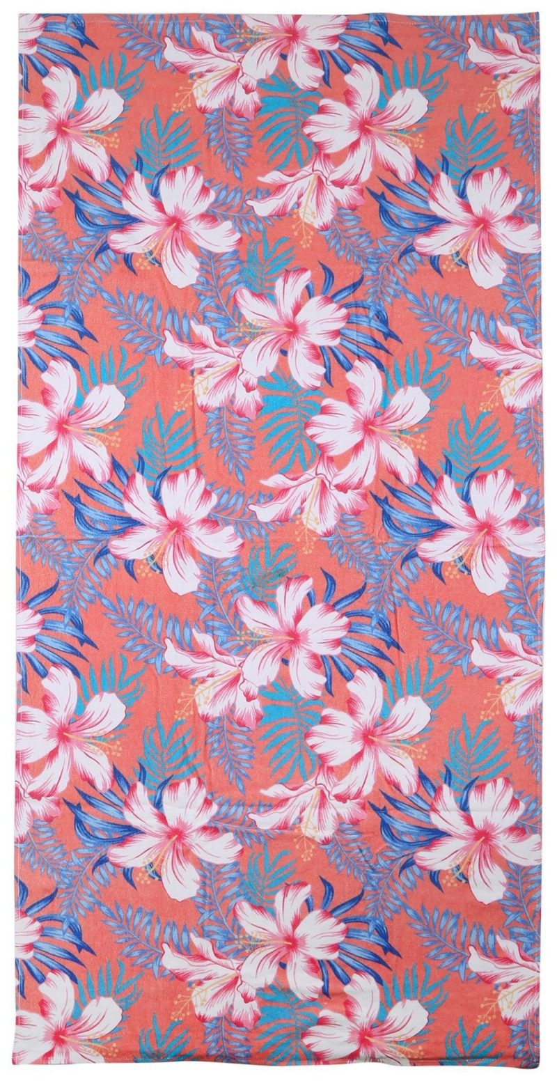 Outdoor Living | Hibiscus Bloom Beach Towel Beach & Pool Beach & Pool