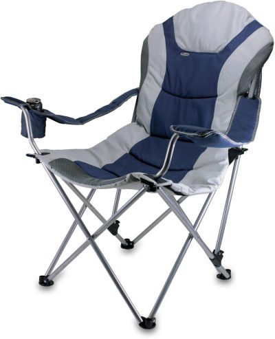 Outdoor Living | Navy Reclining Camping Chair Beach & Pool Beach & Pool