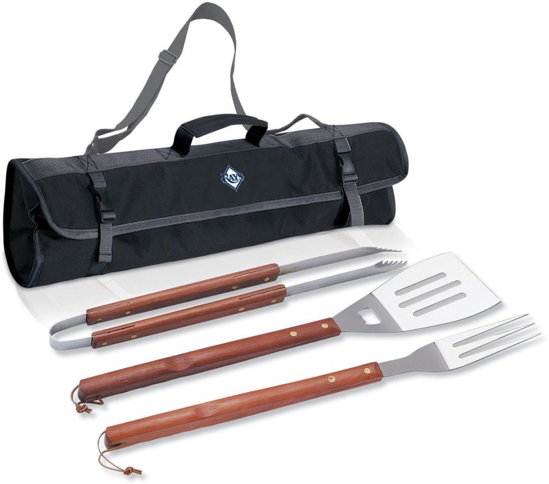 Outdoor Living | Tampa Bay Rays 3-Pc. Bbq Tool Set By Outdoor Living BLACK