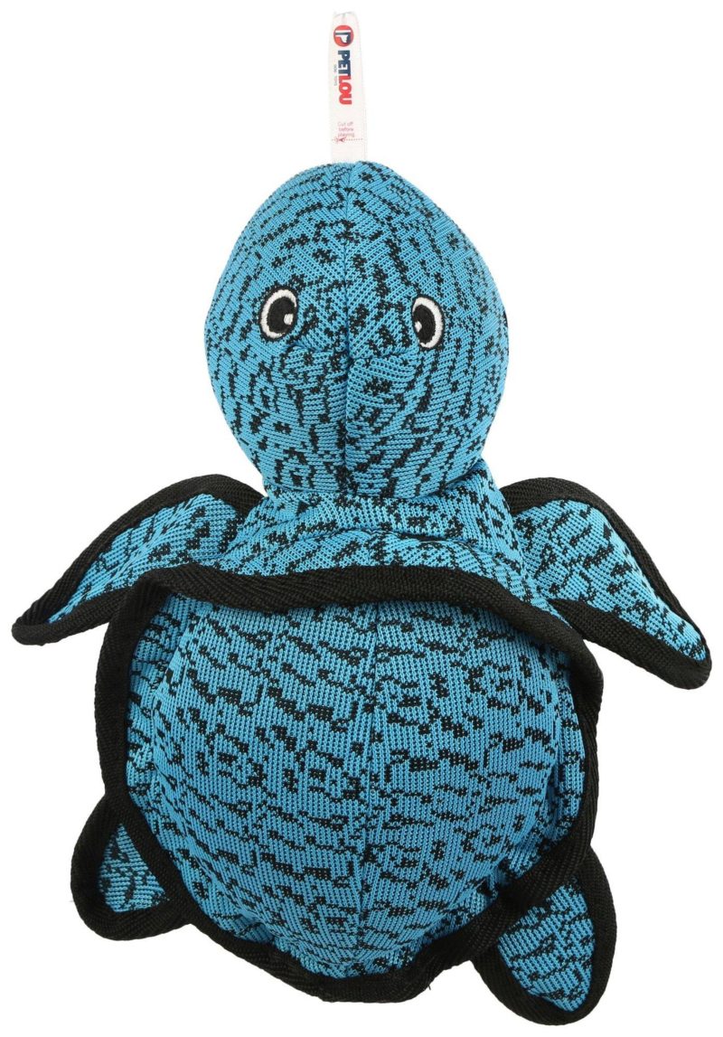 Pet | 11" Farmhouse Turtle Dog Toy Pet BLUE