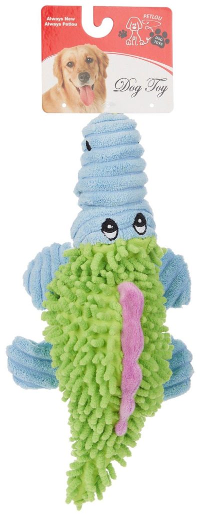 Pet | 12" Pastel Crocodile Dog Squeakable Toy Pet MULTI