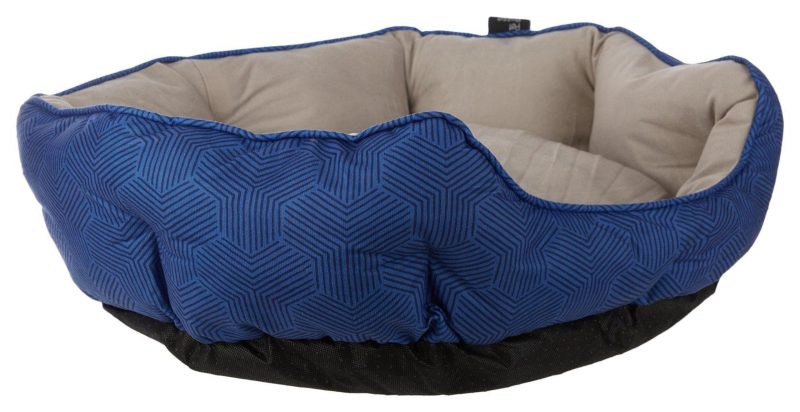 Pet | 20X24 Geometric Print Dog Bed Pet BLUE