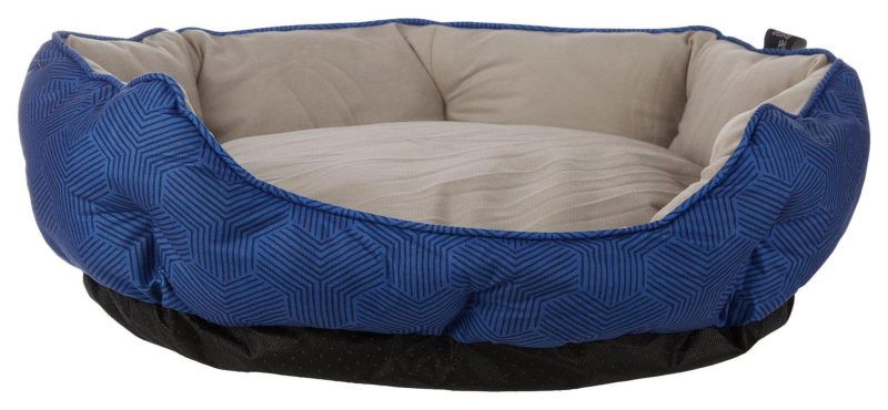 Pet | 20X24 Geometric Print Dog Bed Pet BLUE