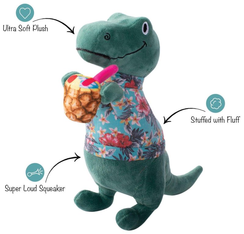 Pet | 5 O’Clock Somewhere T-Rex Dog Toy Pet MULTI