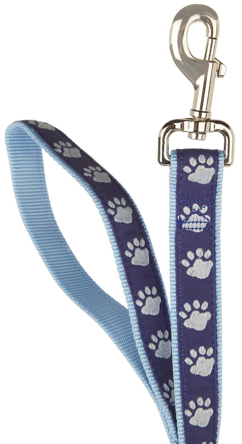 Pet | 6 Ft. Large Paw Print Woven Dog Lead Leash Pet Pet