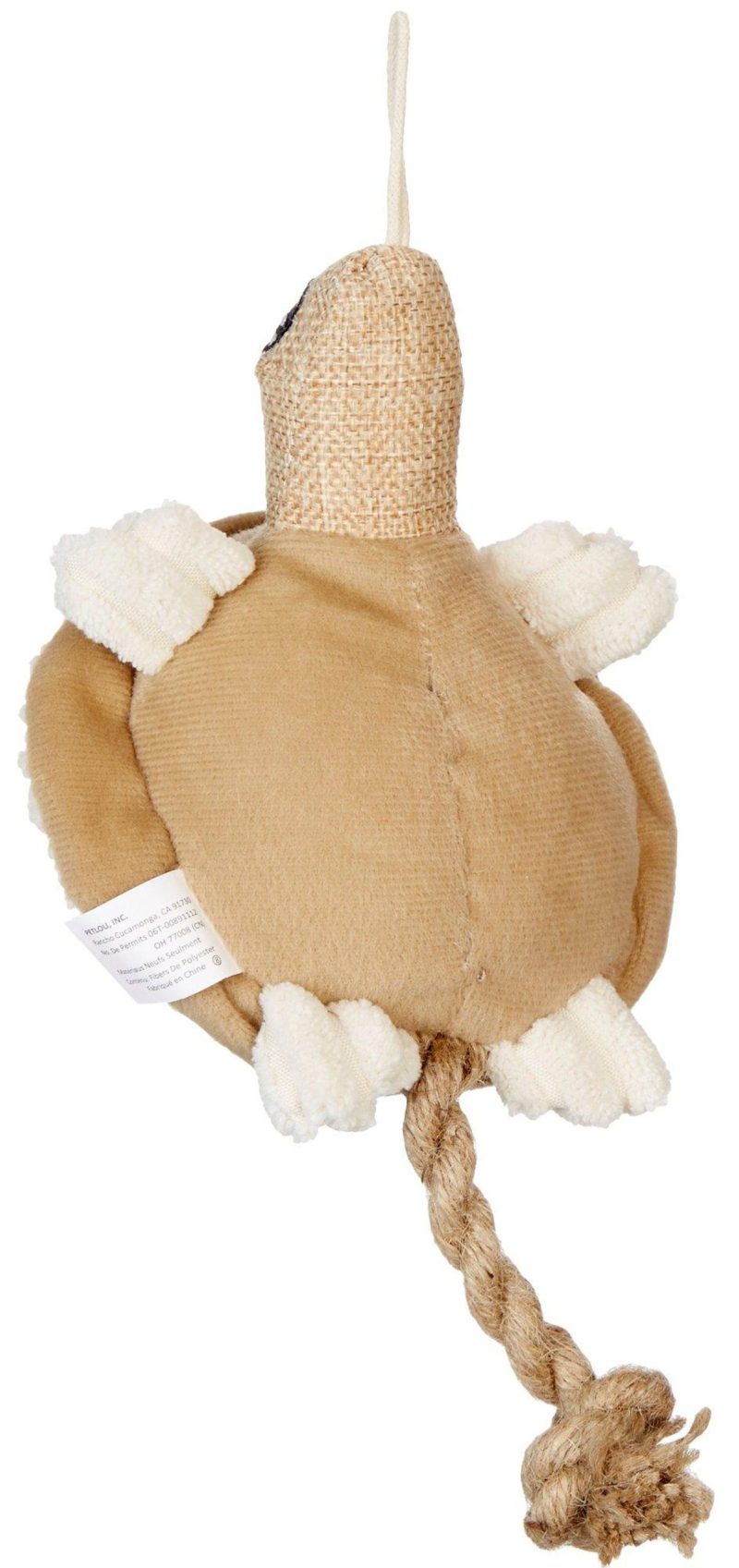 Pet | 6" Natural Turtle Dog Toy Pet IVORY WHITE