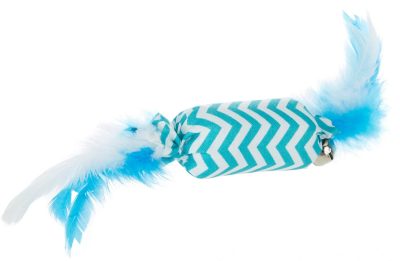 Pet | Chevron Feather Catnip Soft Cat Toy Pet MULTI