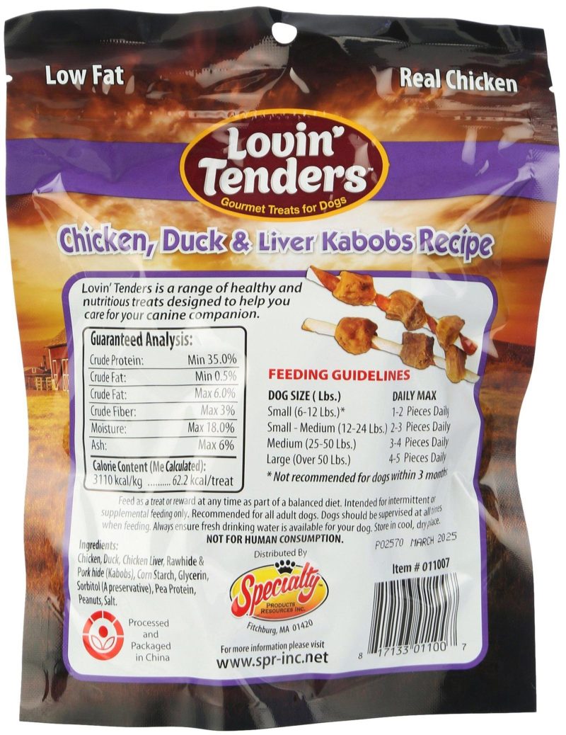 Pet | Chicken, Duck, And Liver Kabob Dog Treats Pet MULTI