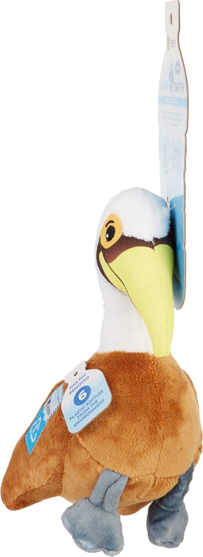 Pet | Clean Earth Pelican Dog Toy Pet BROWN/WHITE