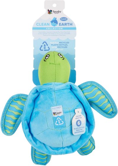 Pet | Clean Earth Sea Turtle Dog Toy Pet BLUE/GREEN