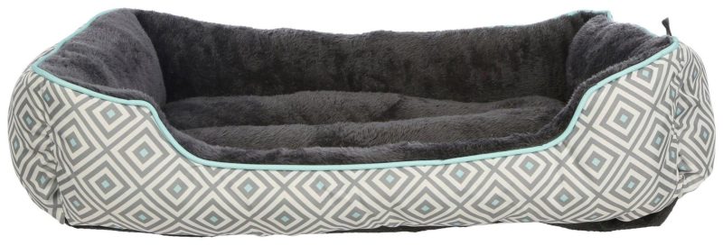 Pet | Cuddler 28X20 Plush Dog Bed Pet CHARCOAL MULTI