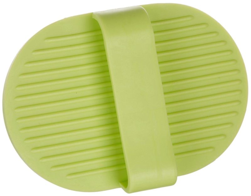 Pet | Curry Brush With Hand Strap Pet GREEN