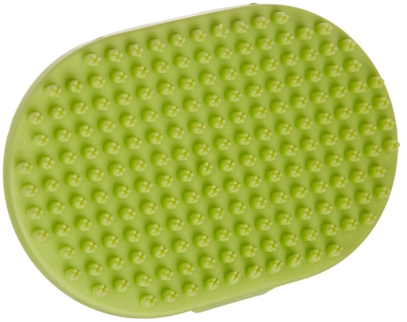 Pet | Curry Brush With Hand Strap Pet GREEN