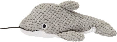 Pet | Dolphin Squeaker Dog Toy Pet GREY